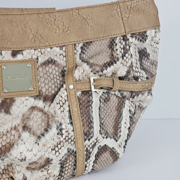 Miche Bianca Demi Shell Tan Python Print Faux Leather * Shell Only * - Picture 3 of 15